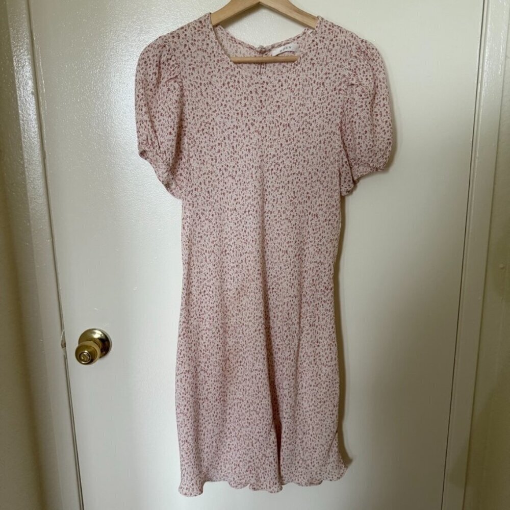 Doen Ortigia Floral Ditsy Mini Dress In Rosepink XL - Picture 2 of 10
